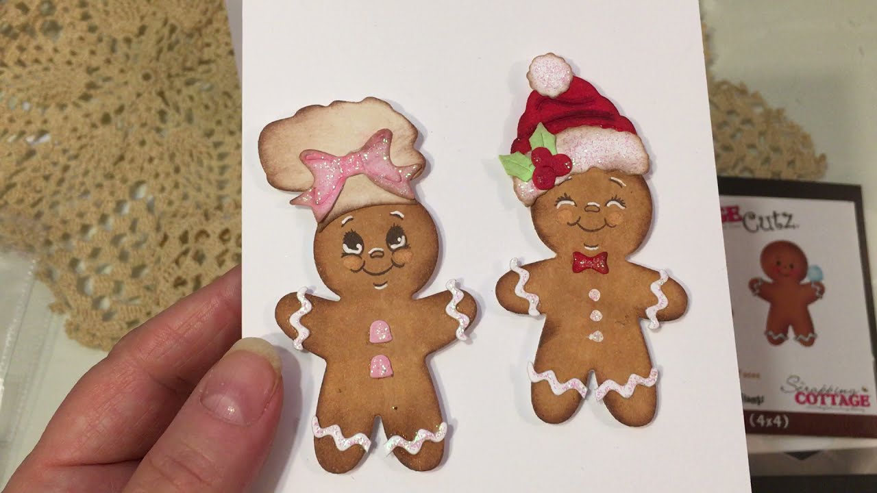 Peachy Keen Release:  Gingerbread Die and Face Stamp Set (while supplies last)