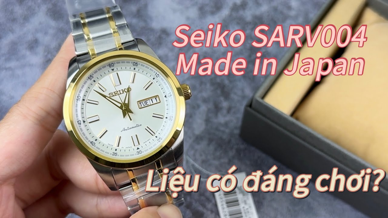 Trùm đồng hồ Seiko- Seiko SARV004, đầu năm sale giá lộc lá