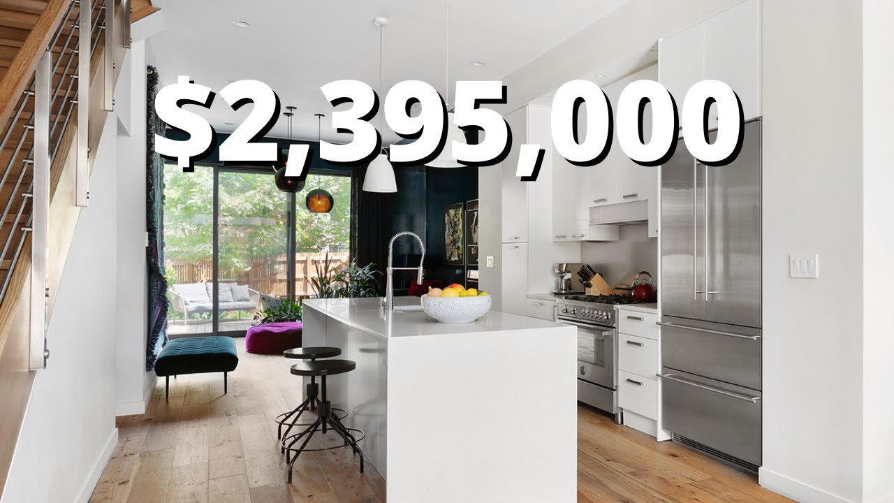 Inside a $2.395 Million Fort Greene, NYC Townhouse | Exceptional Single-family Townhome