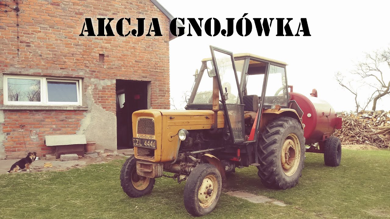 Gnojowica na wiosnę, czyli Akcja Gnojówka 🔥 Ursus C-360 i beczkowóz w akcji!