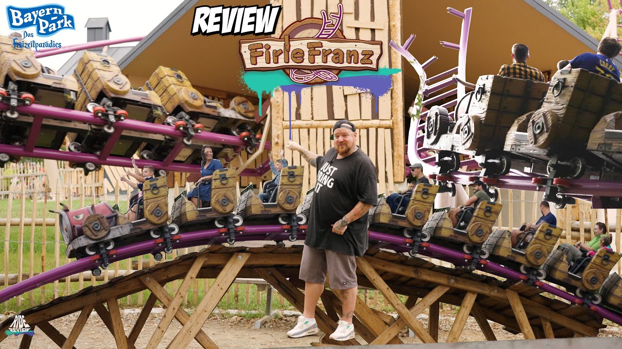 Das ist die neuste Achterbahn für Familien in Deutschland - Bayern Park - FirleFranz - Ride Review