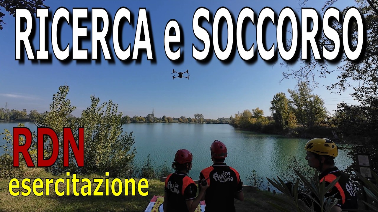 Rescue Drones Network esercitazione nazionale 2025