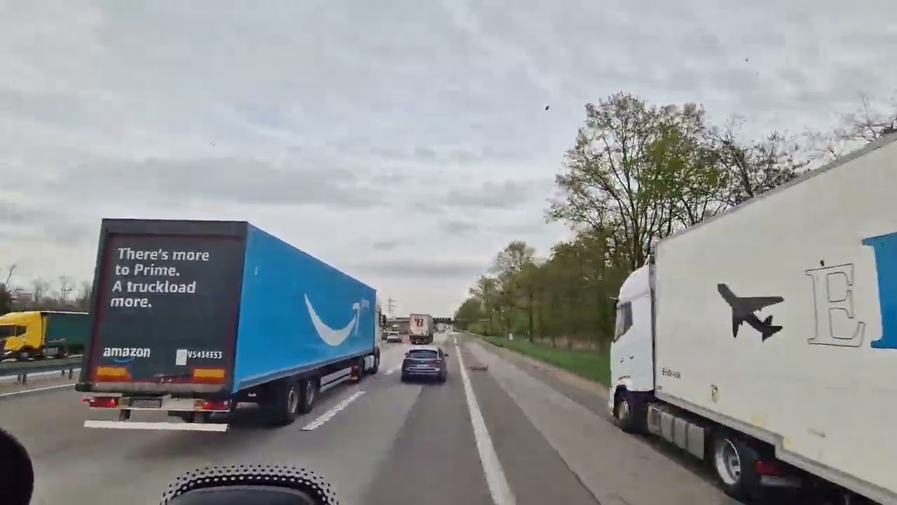 Gross Gerau Frankfurt arası  A67 A3 05. 16.2025