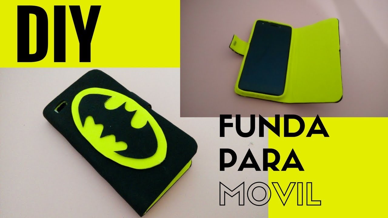 💥COMO hacer FUNDA PARA CELULAR con fomi - FUNDA PARA MOVIL con goma eva TE REGALO EL MOLDE 🎁