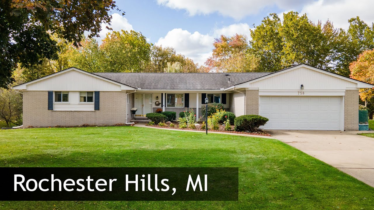 Tour of 758 Lake Forest Rd | Rochester Hills, MI Real Estate & Homes