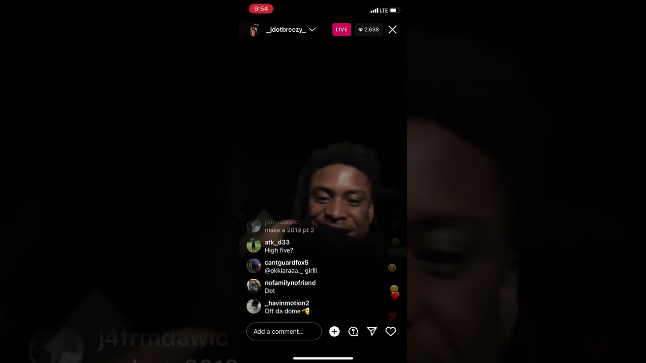 jdot breezy ig live trolling after jakejhit killed