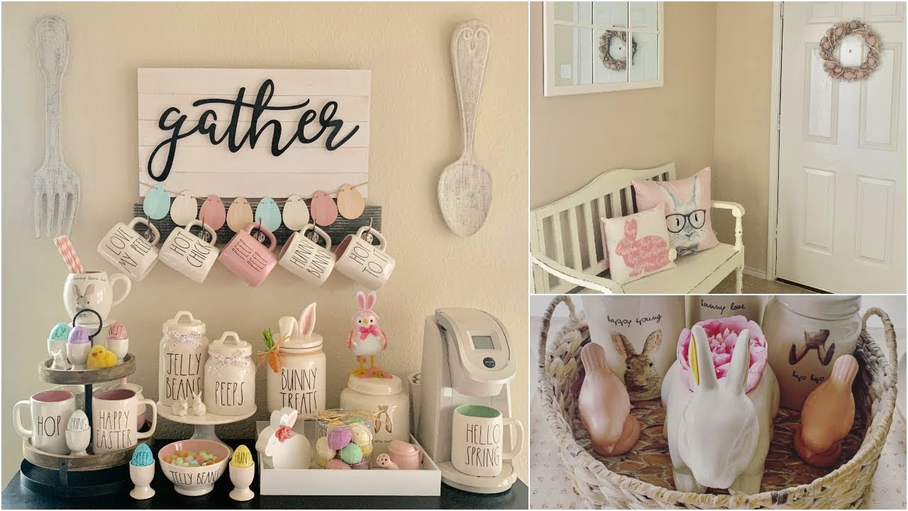 Easter Home Decor Tour 2019 | Rae Dunn Easter Collection