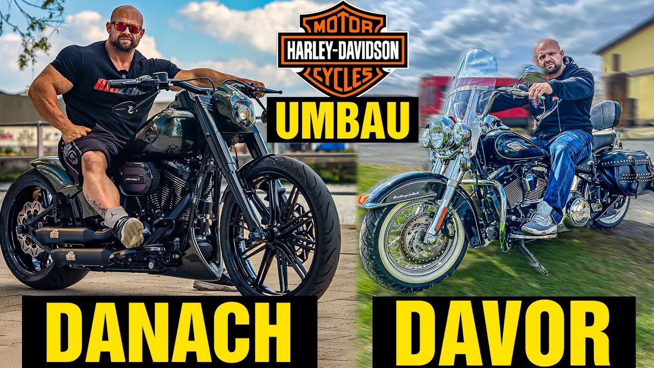 ENDLICH ist mein TRAUMBIKE FERTIG! Harley Custom Projekt (vorher/nachher)
