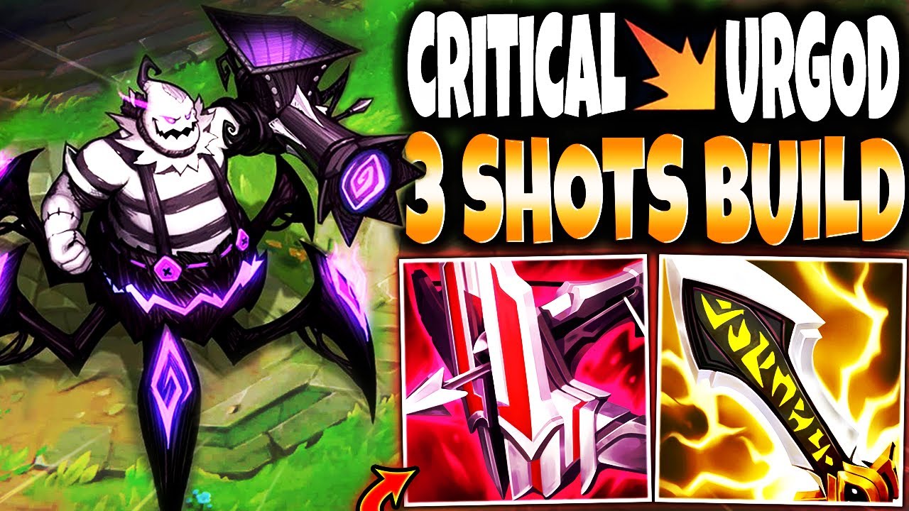 This CRITICAL URGOT Season 13 Build can 3-SHOT ANY TARGET (1000+DMG/HIT) 🔥 LoL Urgot s13 Gameplay
