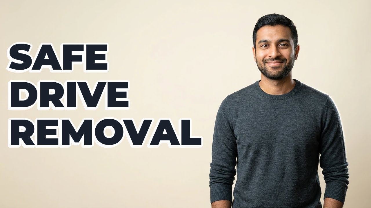 How To Eject A Drive Safely From Windows?