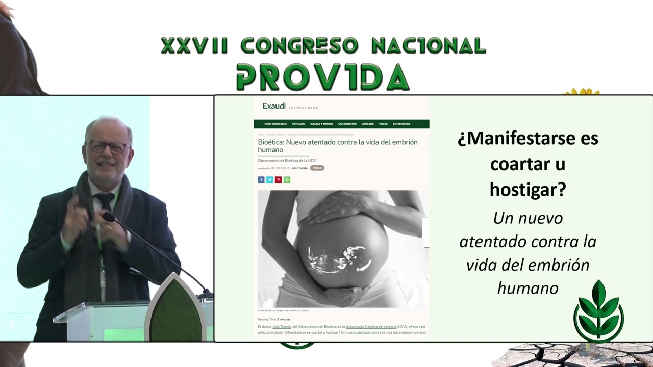 ANÁLISIS ÉTICO DE CUESTIONES ACTUALES SOBRE LA VIDA HUMANA - D.  Julio Tudela