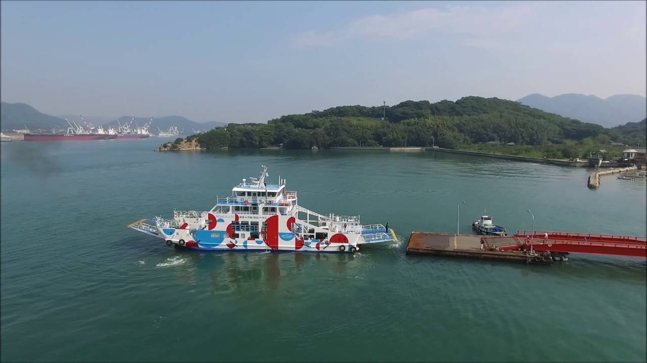 尾道市の離島「百島」の定期船&rdquo;フェリー百風&rdquo;
