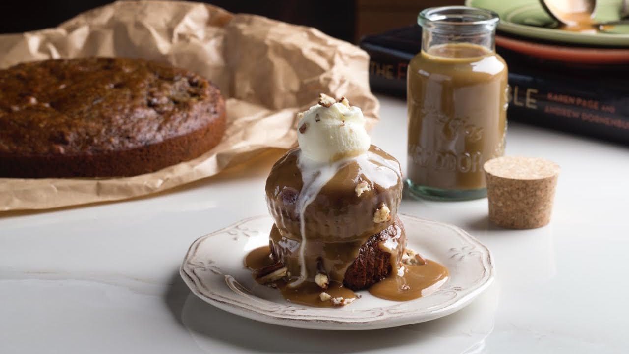 Sticky date pudding w/ butterscotch sauce
