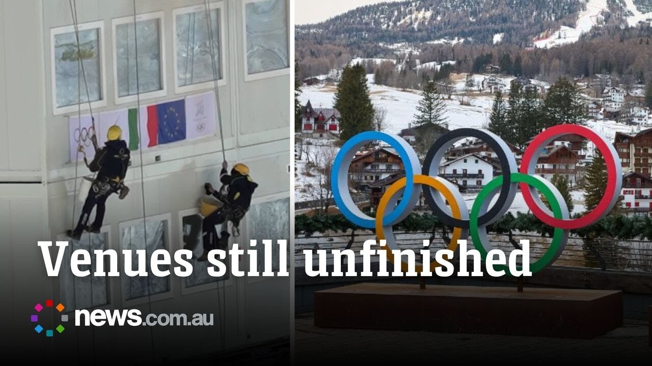 Last minute scramble to finish Winter Olympic venues with only days to go
