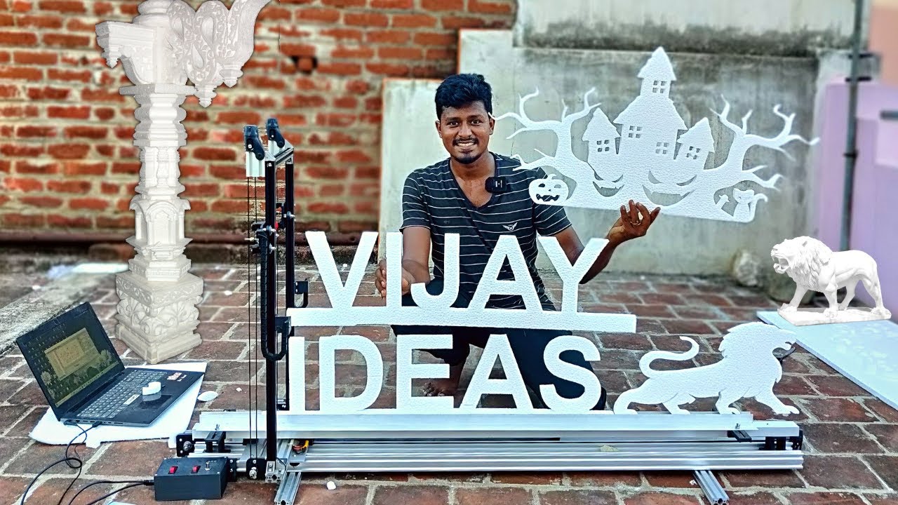 Foam/Thermocol Cutting CNC Machine | இனி Thermocol-ஐ நீங்கள் நினைத்த மாதிரி CUT பண்ணலாம்!
