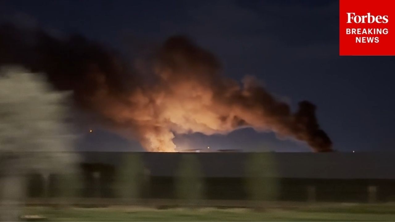Explosions Echo Around Iraq Airport Following Reports Of Iranian Strike Around Area