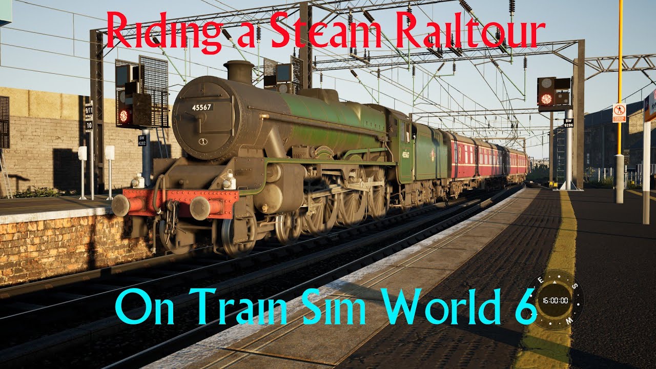 Riding a Steam Railtour from Birmingham to Crewe in Train Sim World 6