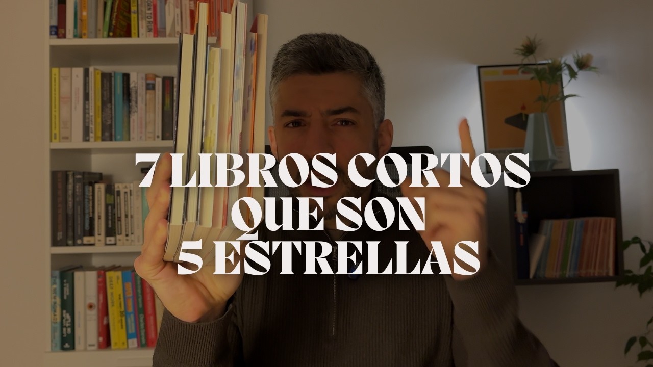 📚7 Libros Cortos Que Son 5 ESTRELLAS ⭐