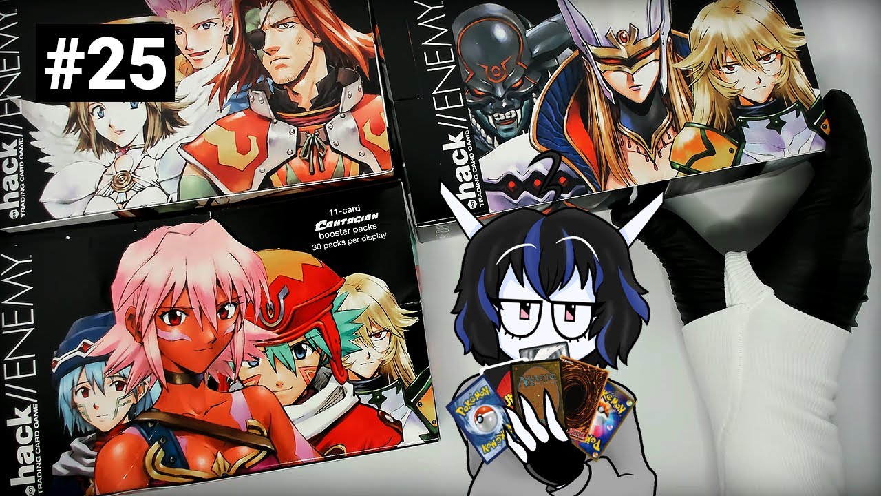 【HANDCAM】Retro Waifu | .hack//ENEMY TCG | UNBOXING
