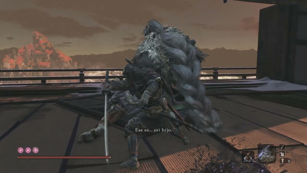 Sekiro: Shadows Die Twice. Reto de Fuerza: Abandono.