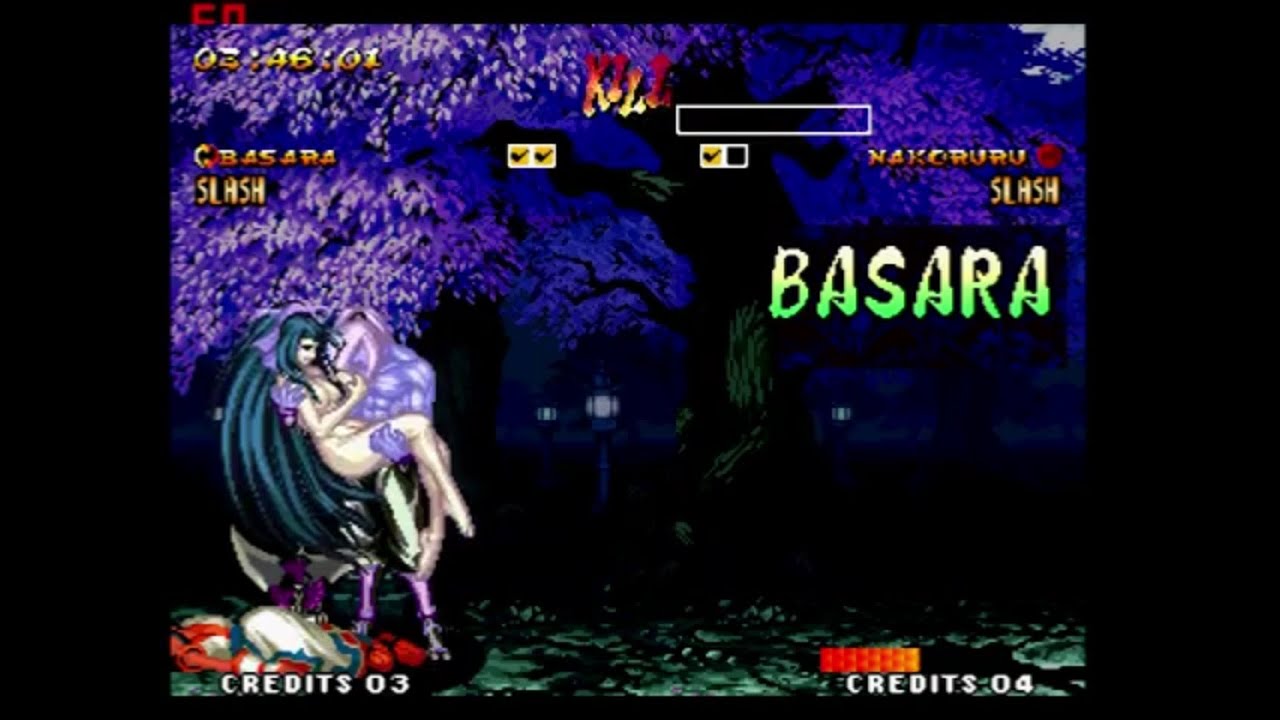Samurai Shodown IV: Basara playthrough lvl-8 【60fps】
