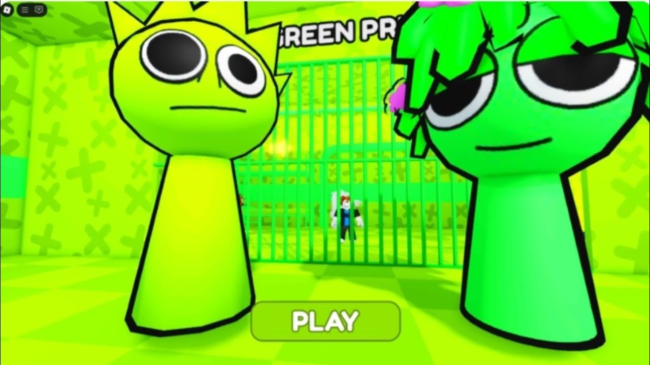 Escaping the Toxic Green Prison Obby in   Roblox – Can You Survive Sprunki?