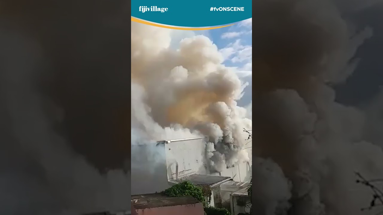 #fvONSCENE | Fire at Max Value Supermarket in Tavua this morning....#fijivillage #FijiNews
