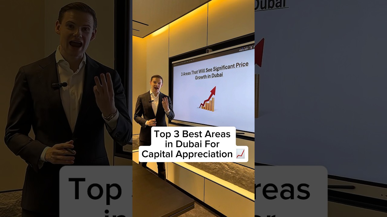 Dubai&rsquo;s top 3 areas for capital appreciation 📈📲+971 052 745 1740