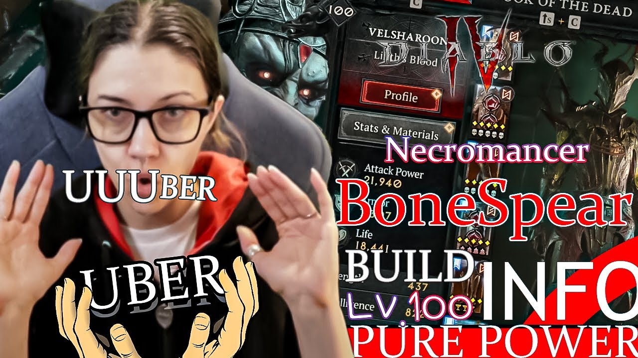 Diablo 4 - Uber BoneSpear Build -Featuring Grandfather And DoomBringer #diablopartner