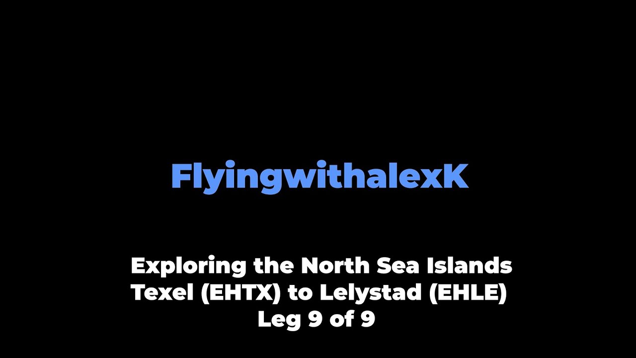 VFR Flight vlog - North Sea Islands tour - Texel to Lelystad in a Diamond DA40 with ATC leg 9/9