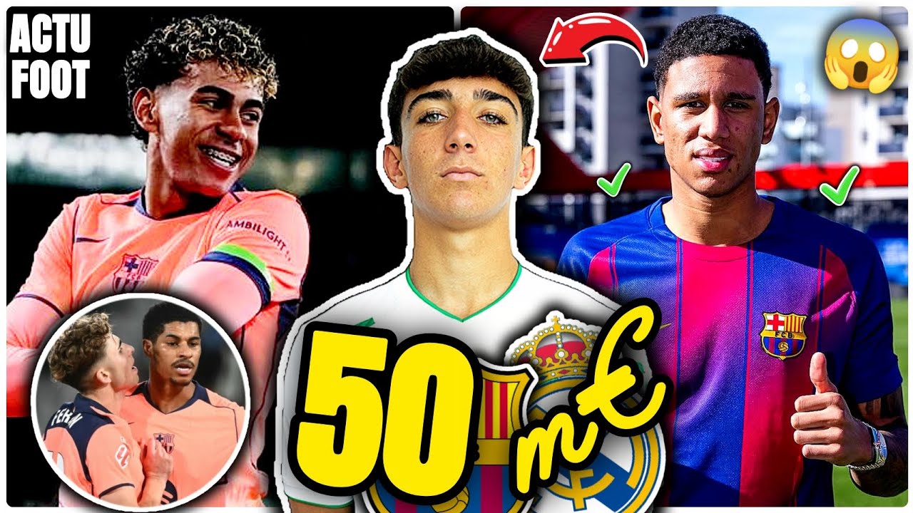 🚨BARÇA–REAL : GUERRE OUVERTE POUR UNE PÉPITE ESPAGNOLE, LA LIGA SOUS TENSION !😱