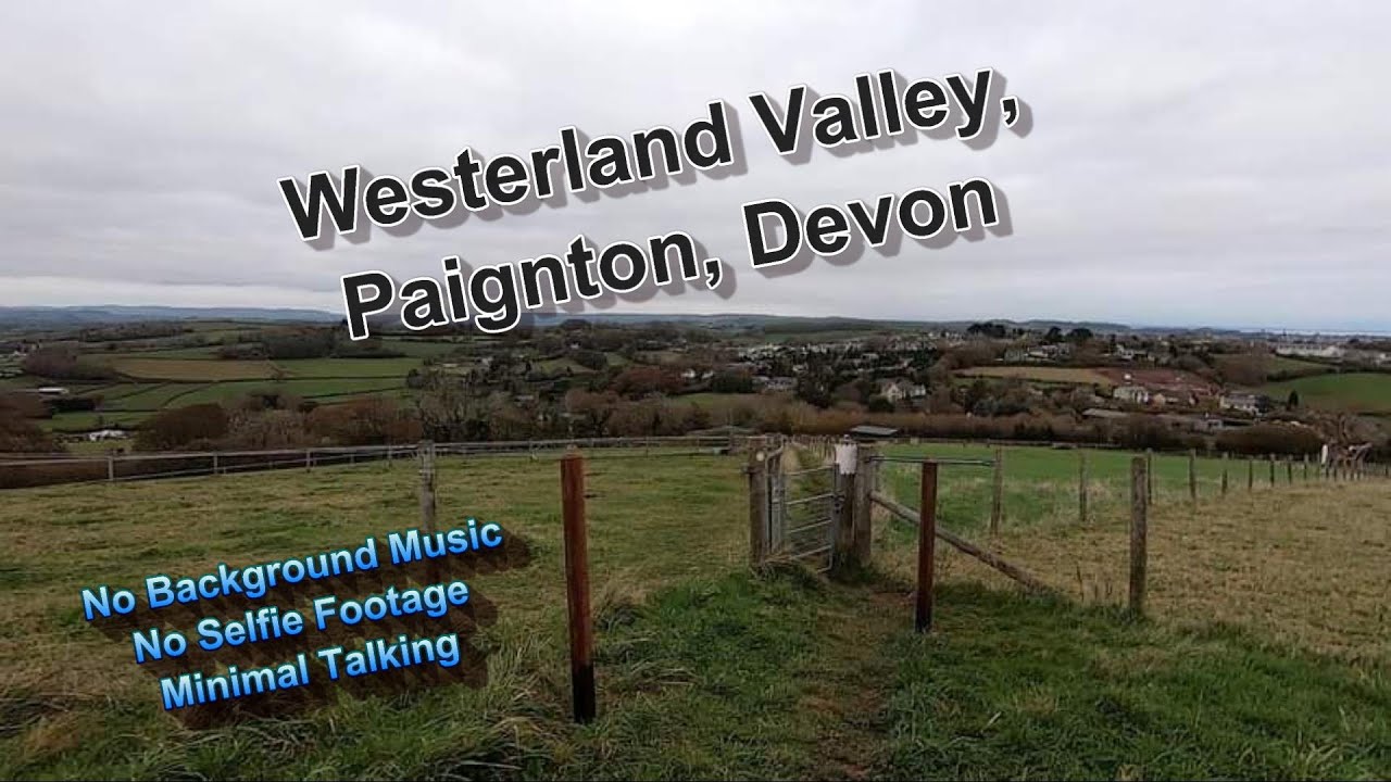 The Westerland Valley, Paignton, Torbay, Devon..Virtual Walk