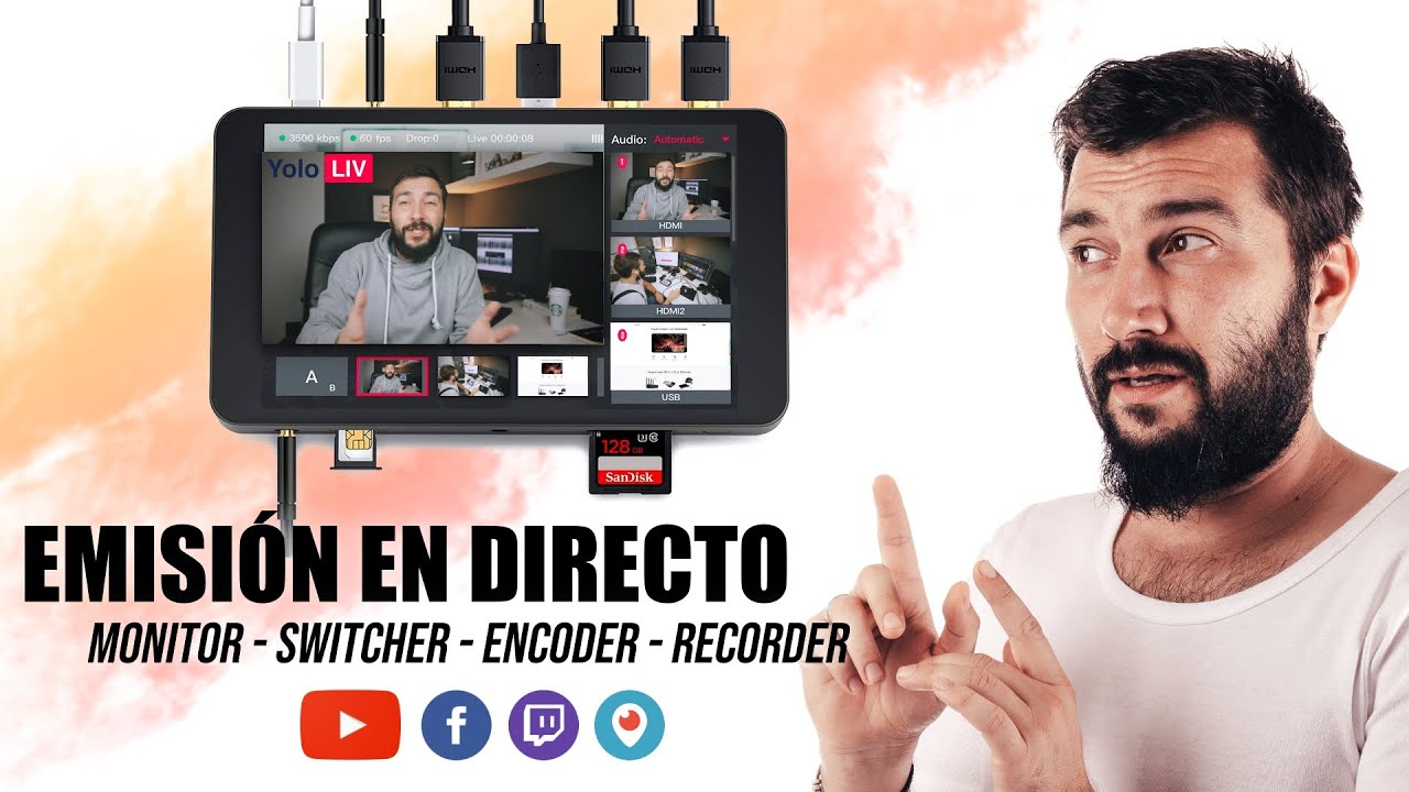 Emitir en directo con multicamara - YoLo Box Review | Julian Marinov