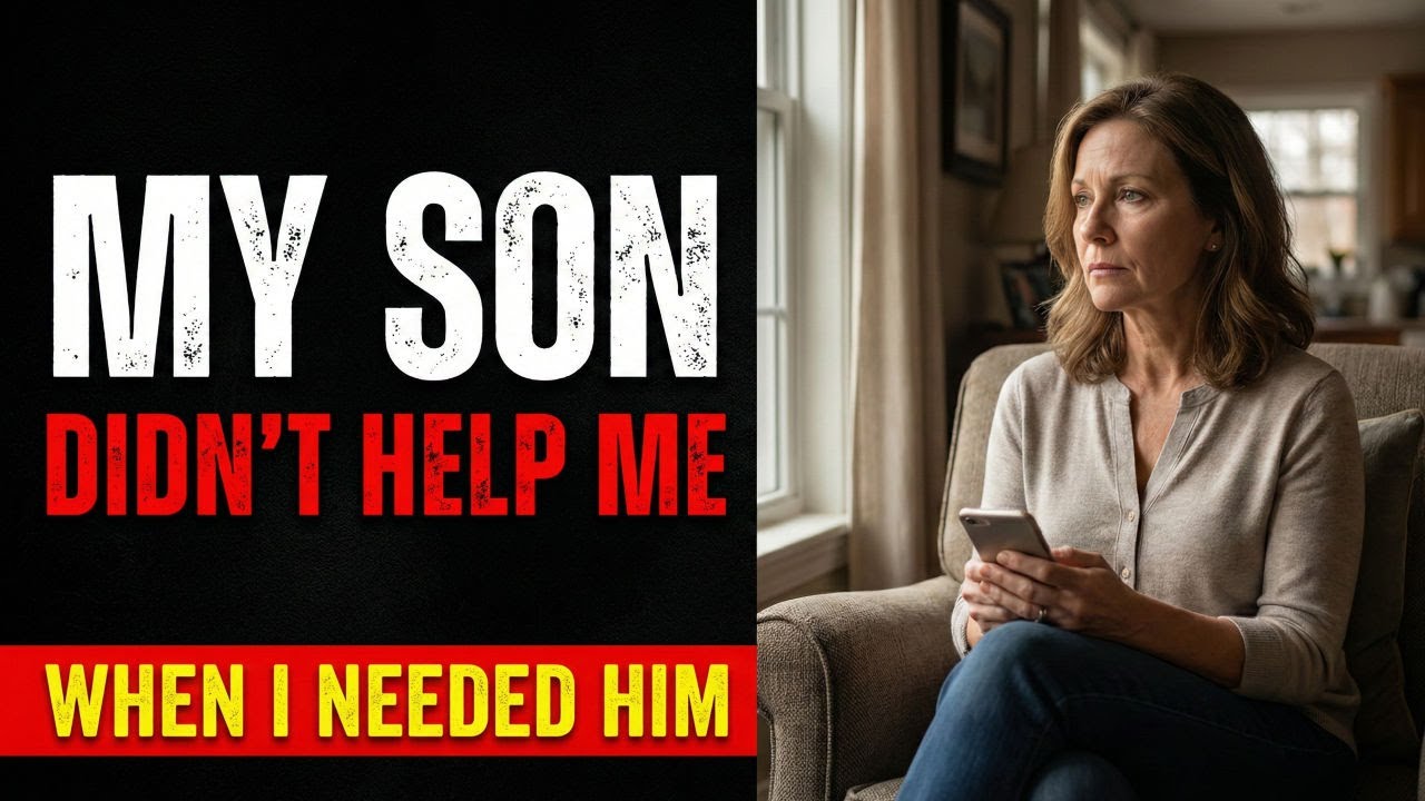 “My Son Failed to Support Me When I Needed Help — But…”