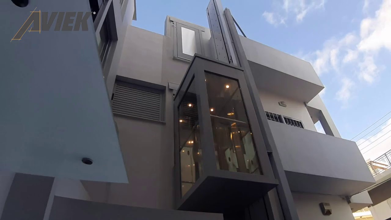 Εξωτερικός Ανελκυστήρας Easy Lift Cabin χωρίς Φρεάτιο από την AVIEK