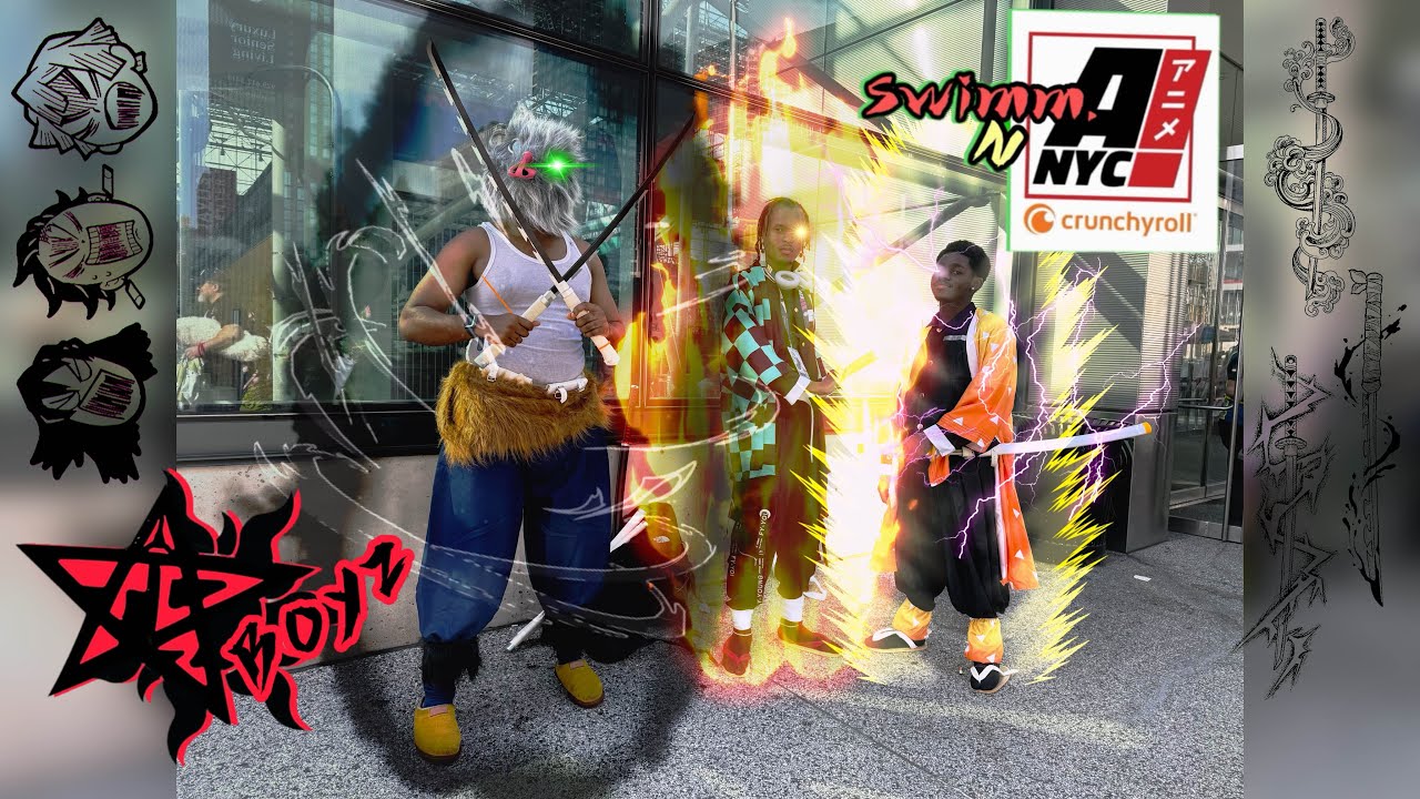 [ Swimm.nAnimeNYC ] As The DEMON SLAYER TRIO!!! (ft. The TDz Boyz)