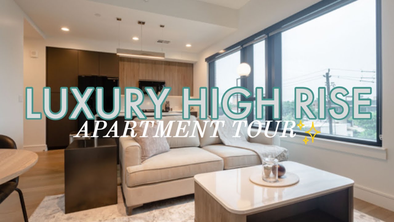 Luxury high rise apartment tour | Midtown Houston, TX | Drewery Place