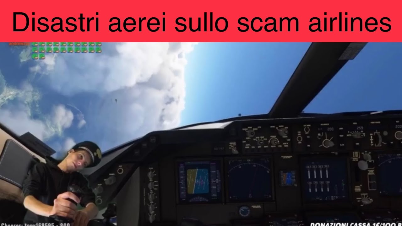 DISASTRI AEREI CON HOMYATOL SU FLIGHT SIMULATOR  il meglio di homyatol su flight simulator
