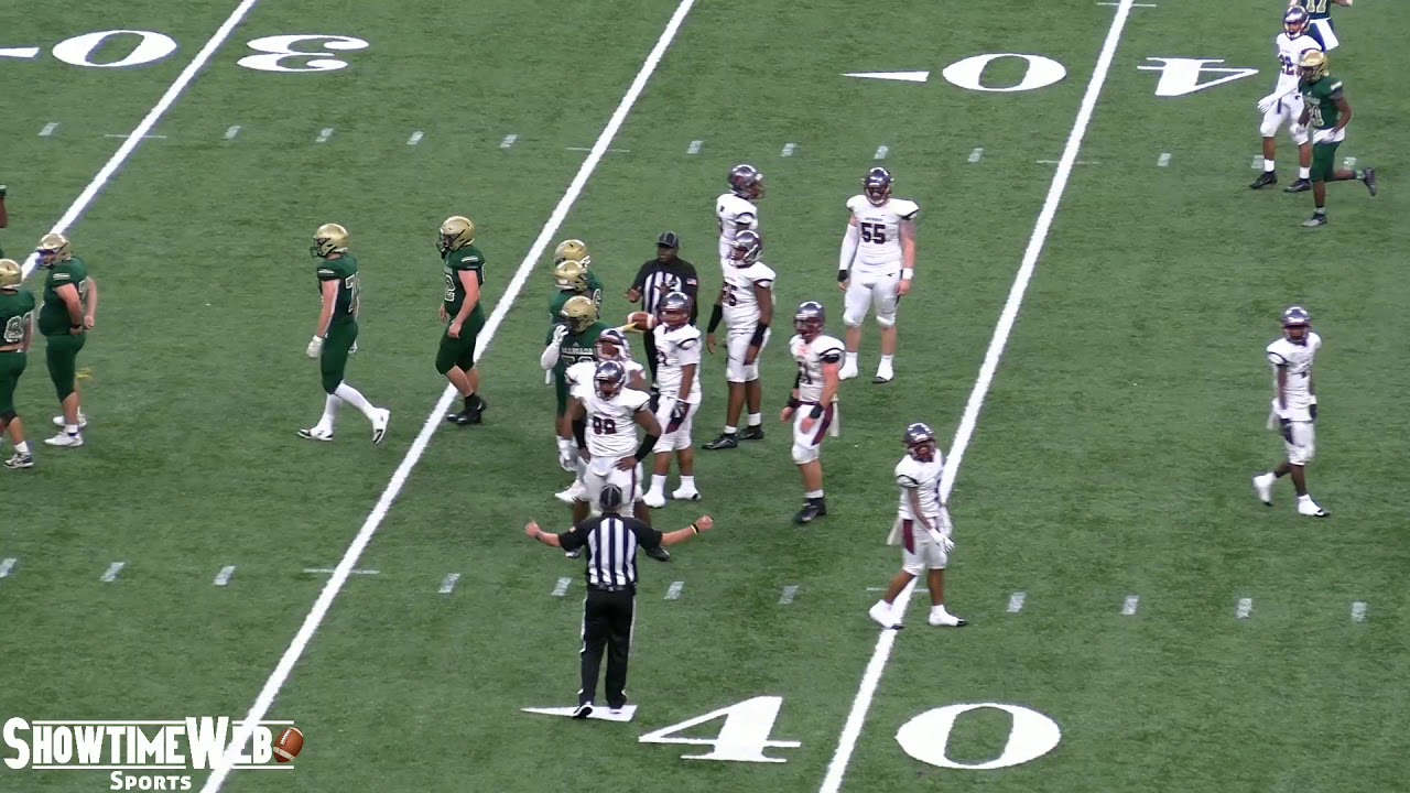 #1 Acadiana High vs #7 Destrehan High - 1st half highlights - 5A Finals 2019