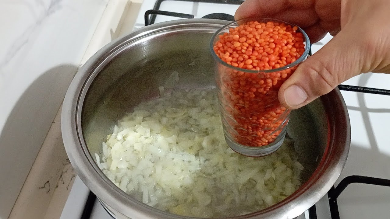 Mercimek &Ccedil;orbasını  Birde B&ouml;yle Deneyin  &Ccedil;ok Lezzetli! Kolay pratik Tarif