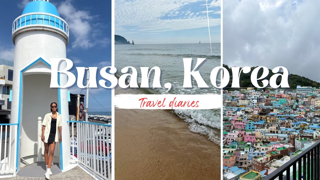 Solo travel vlog: First time in South Korea, but first, the coast | Busan diaries|