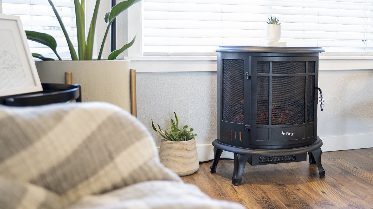 Regal Portable Electric Fireplace Stove / e-Flame USA