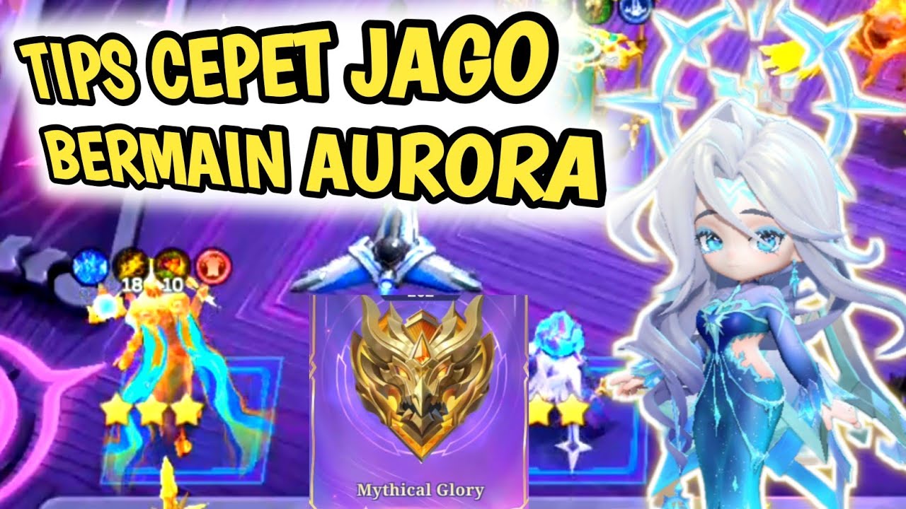 CUKUP 20 MENITAN LANGSUNG JAGO | CARA BERMAIN COMMANDER AURORA #magicchessgogo #mcgg 
