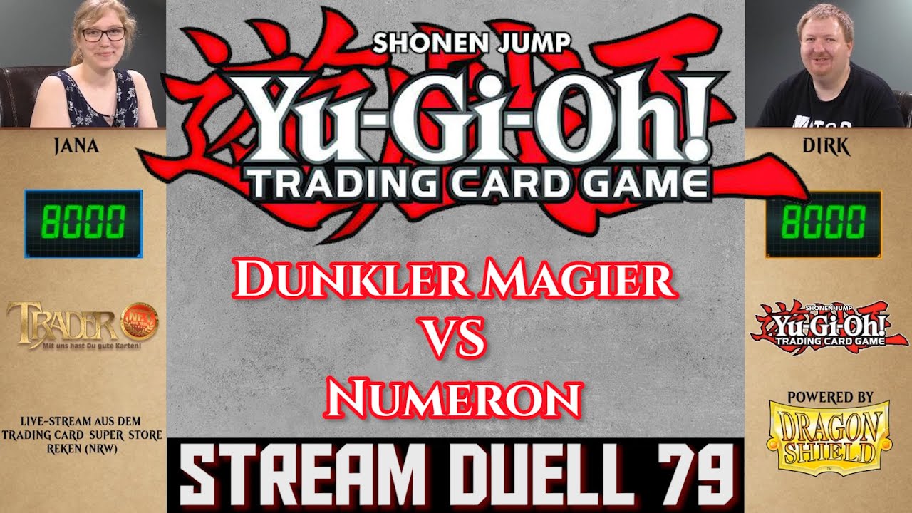 YuGiOh Duell Dunkler Magier VS Numeron Pur deutsch Stream Duel 79 Trader TCG YGO Match Game Store