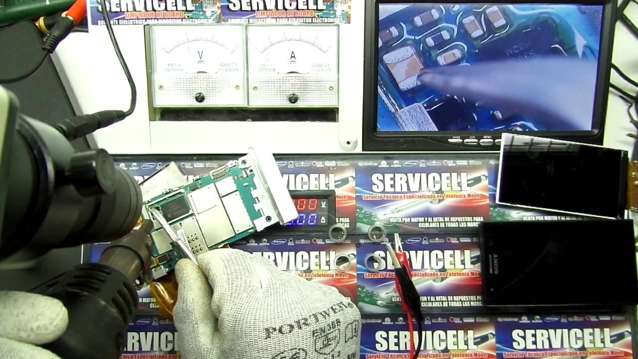 reparación Sony Xperia U ST25i, ST25a sin luz en display backlight ways light Solution