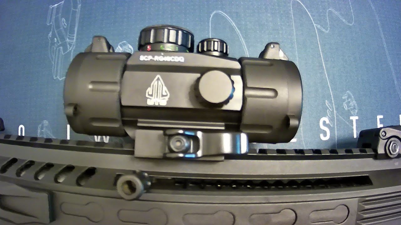 UTG CQB Red/Green Dot Sight Unboxing