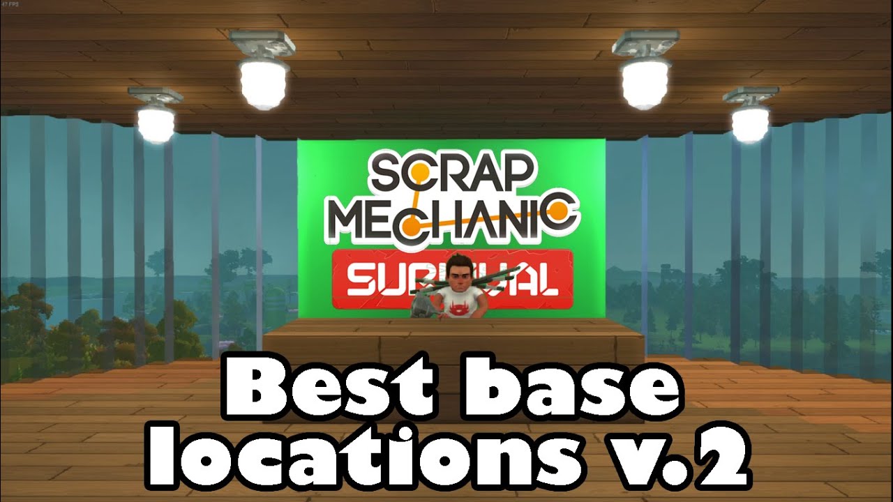 Reviewing different base locations! Scrap mechanic survival duo late game