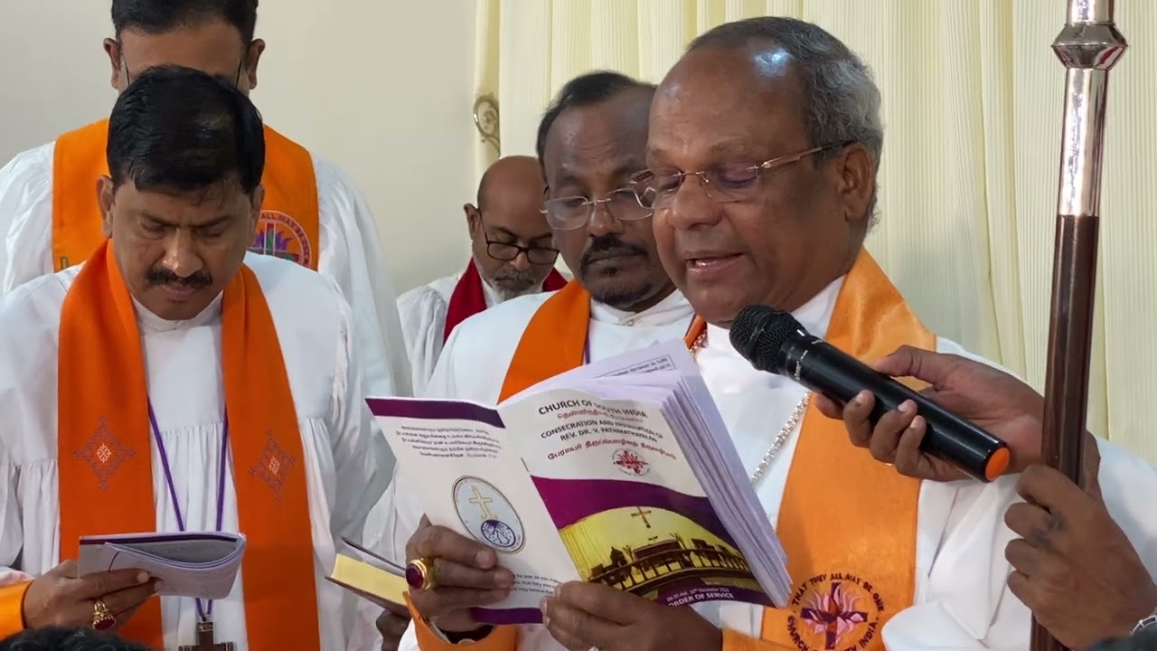 Singing at the Consecration of the bishop in CSI Jaffna Diocese