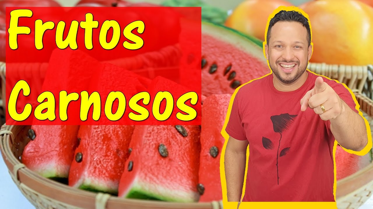 Frutos Carnosos - Baga e Drupa - Classificação dos Frutos - Frutos - Organologia Vegetal - Botânica