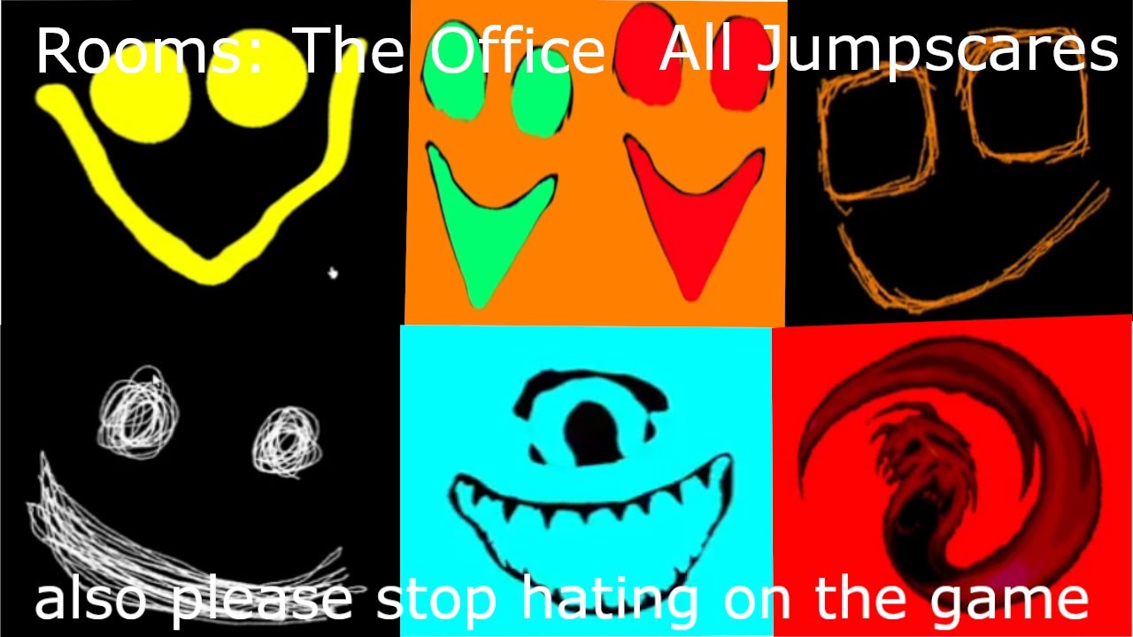 Rooms: The Workplace: All Jumpscares (NO MORE JUMPSCARES)